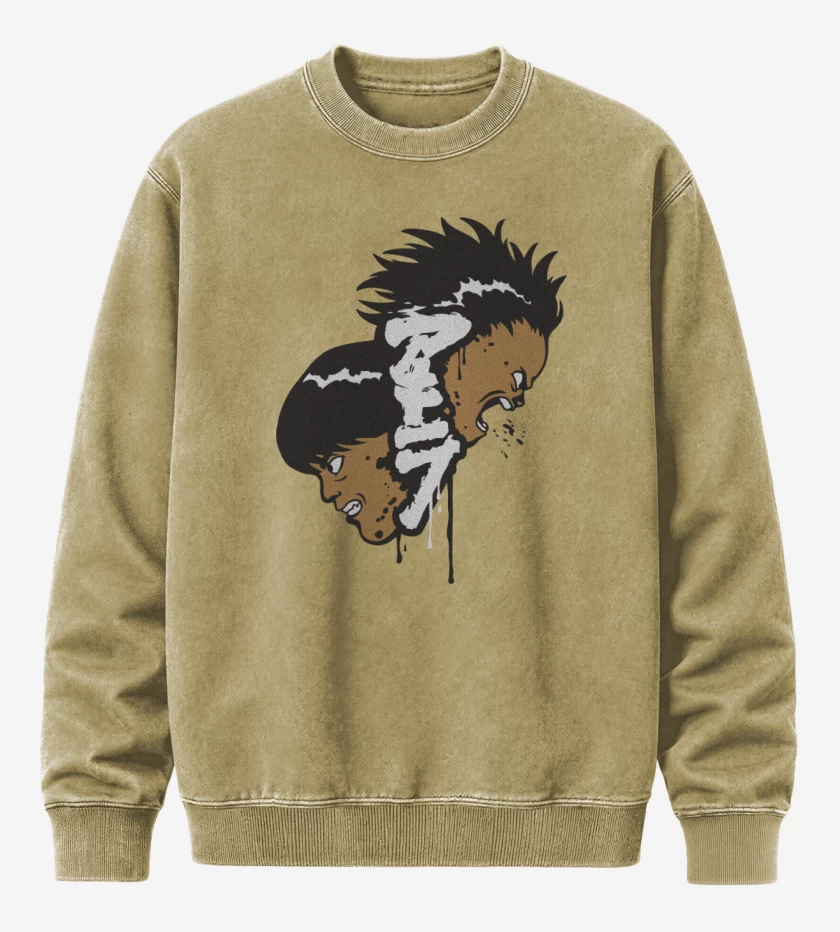 Poleron Polo Acid Wash Beige de Akira