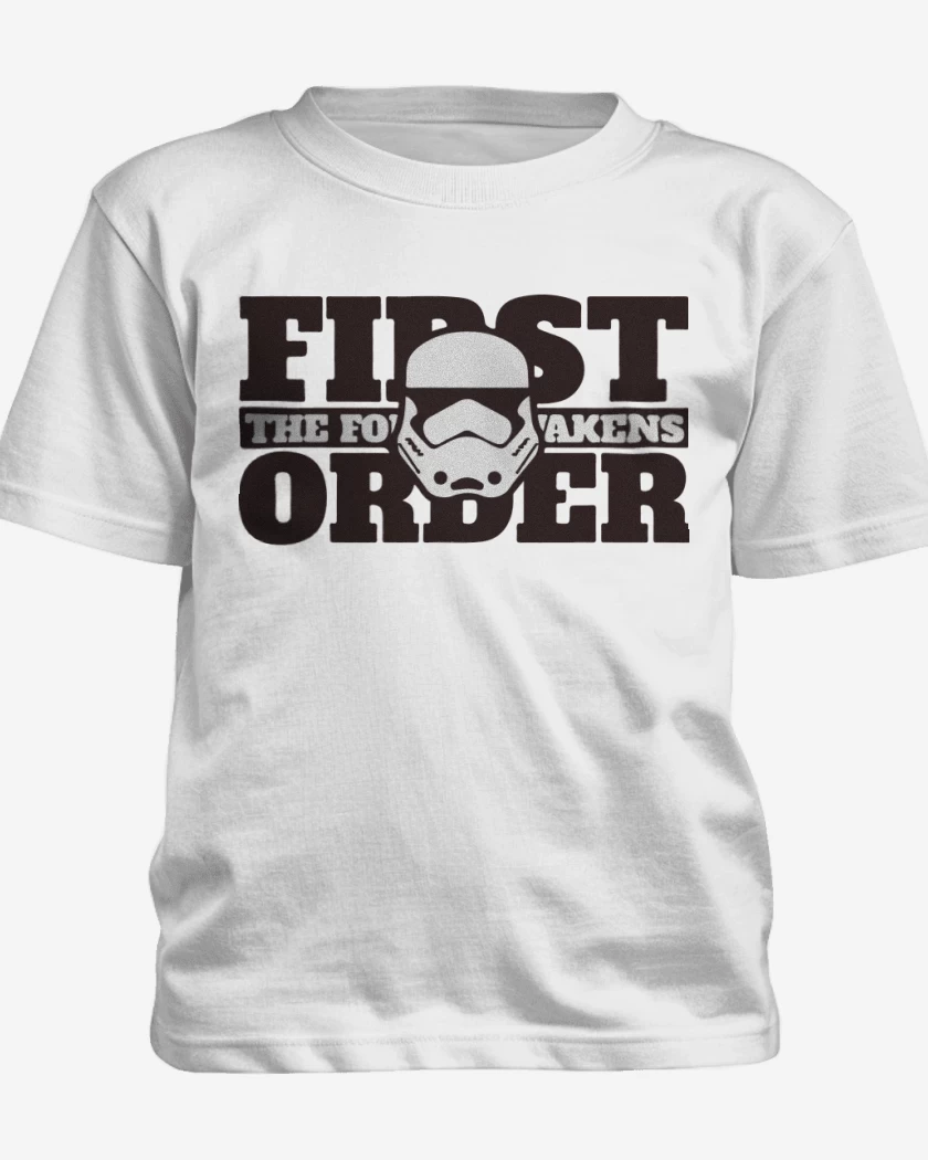 Polera de niño Blanco de First order