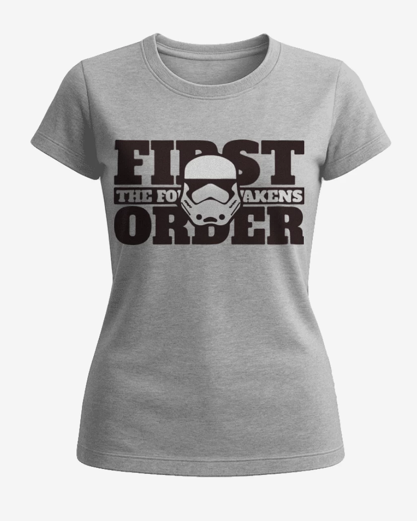 Polera de Mujer Gris Melange de First order