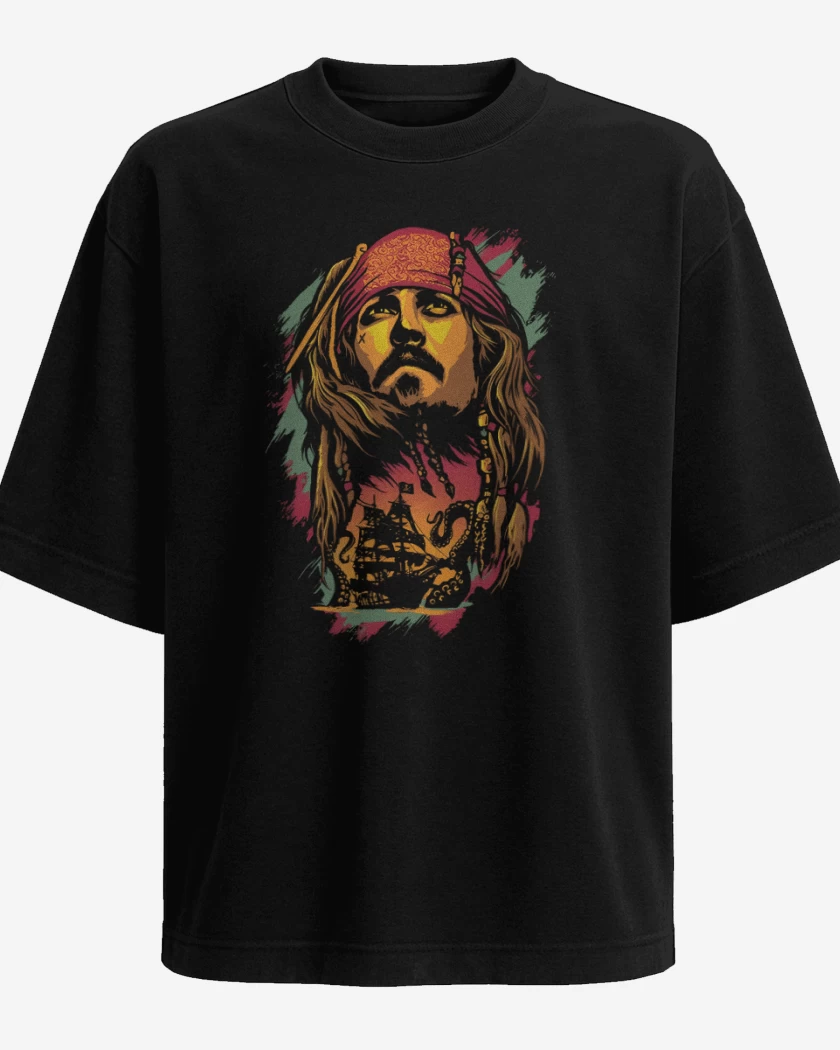 Polera Oversize Capitán Jack Sparrow
