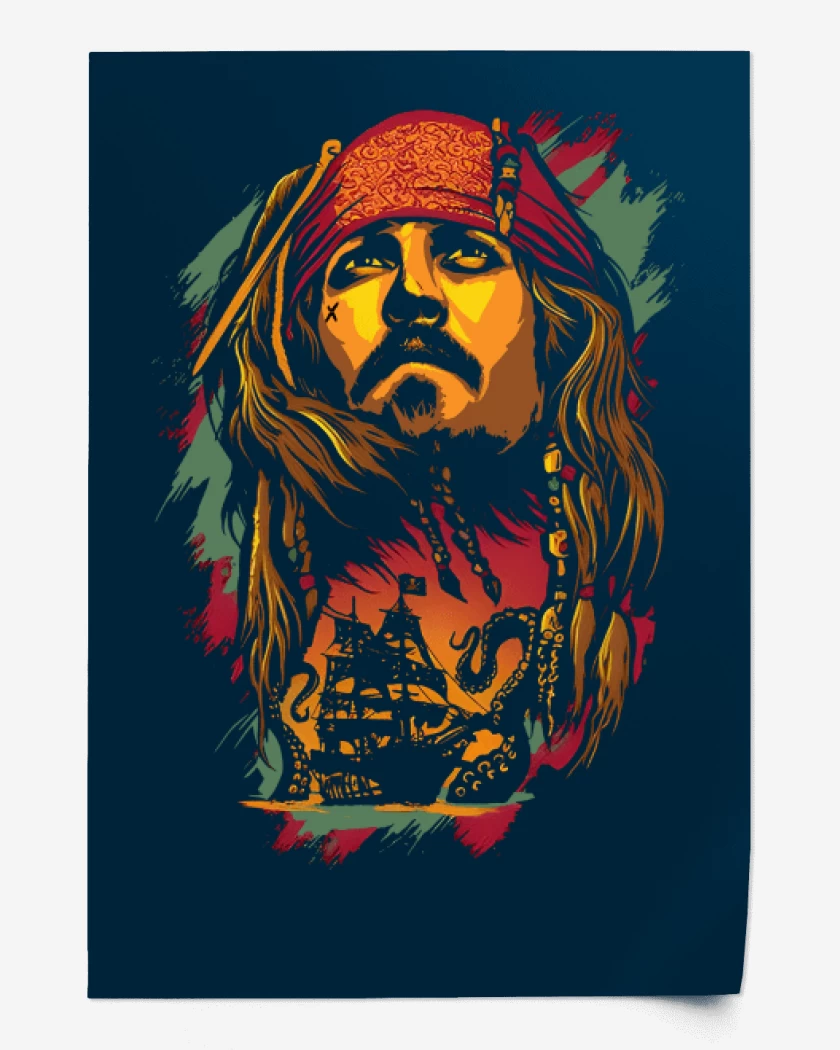 Print Capitán Jack Sparrow