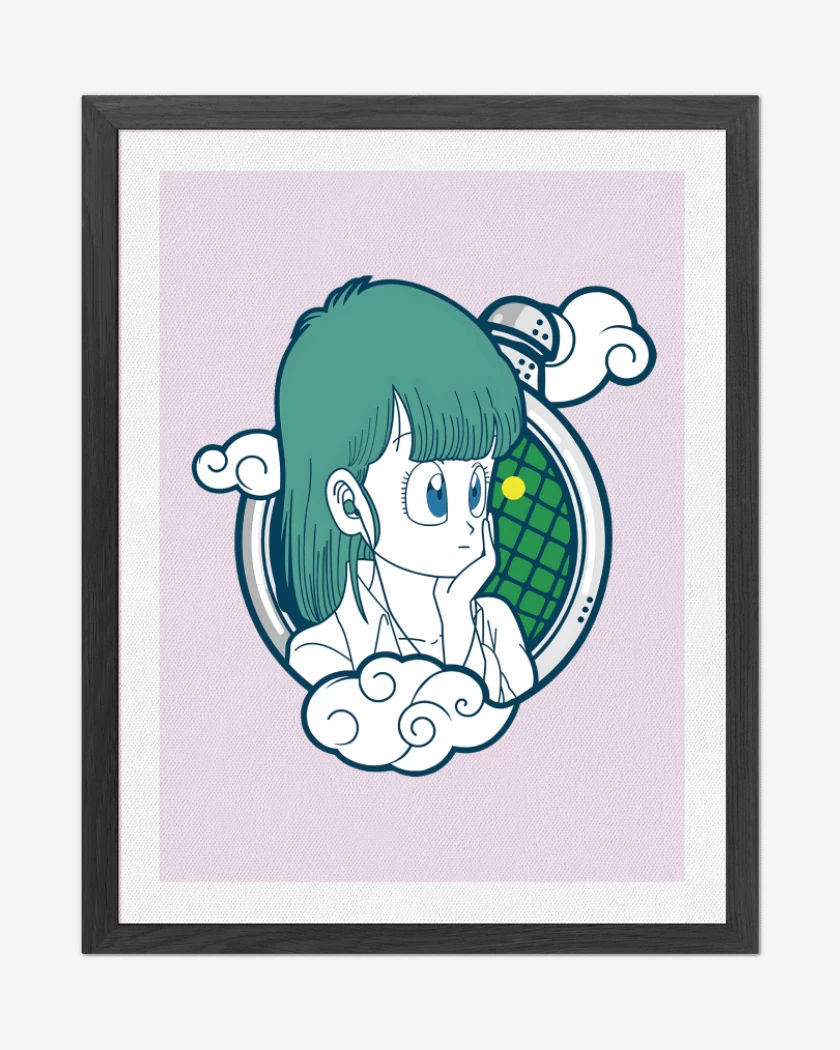 Cuadro decorativo Rosa Pastel de Bulma