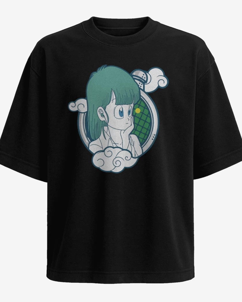 Polera Oversize Negro de Bulma