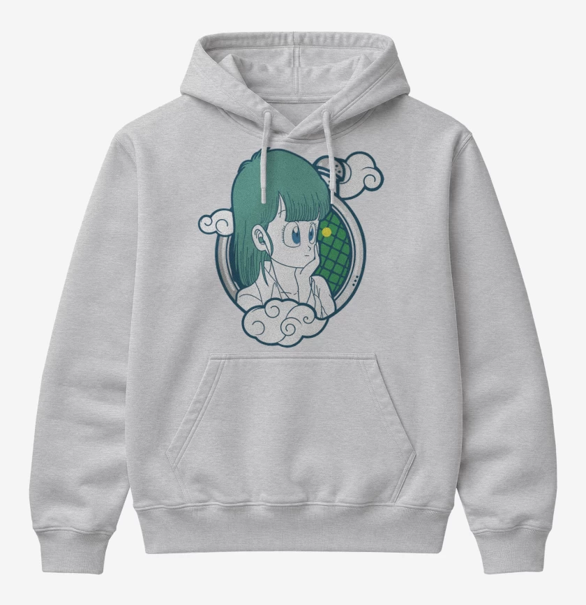 Poleron Canguro básico Gris Melange de Bulma