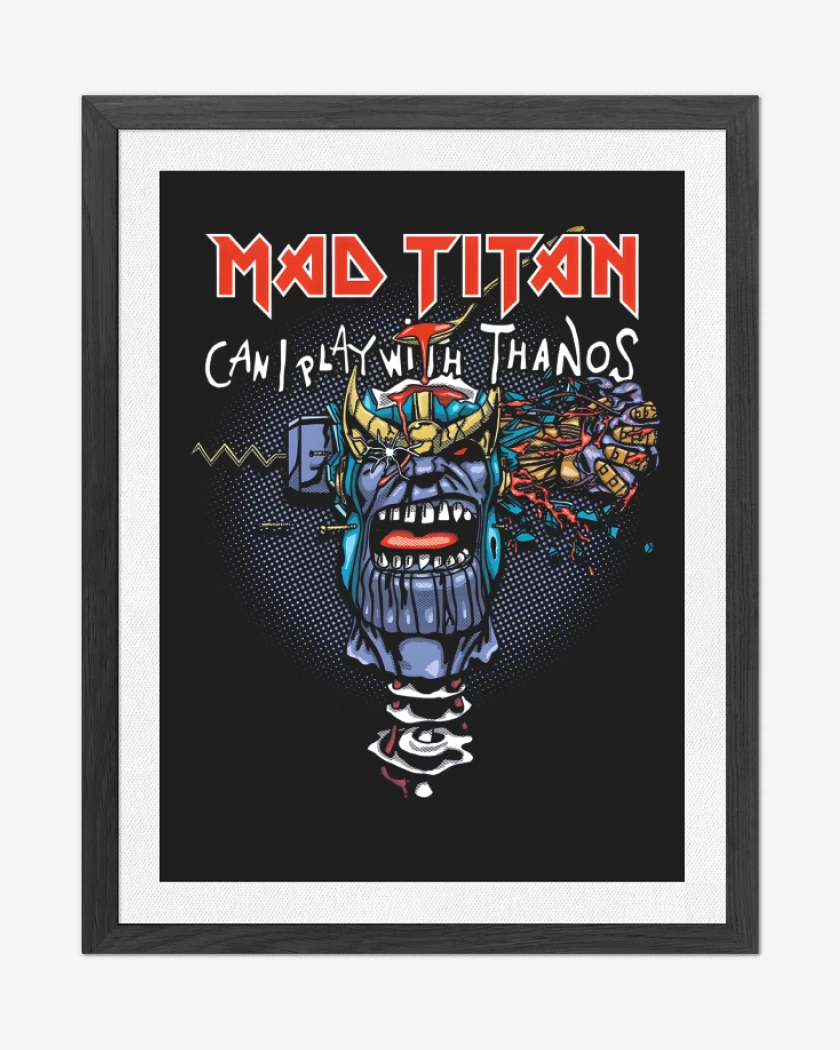 Cuadro decorativo Can I Play with Thanos
