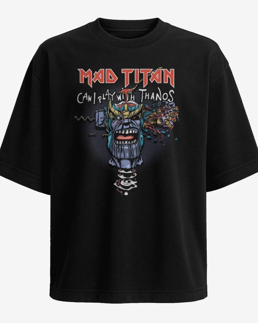 Polera Oversize Can I Play with Thanos