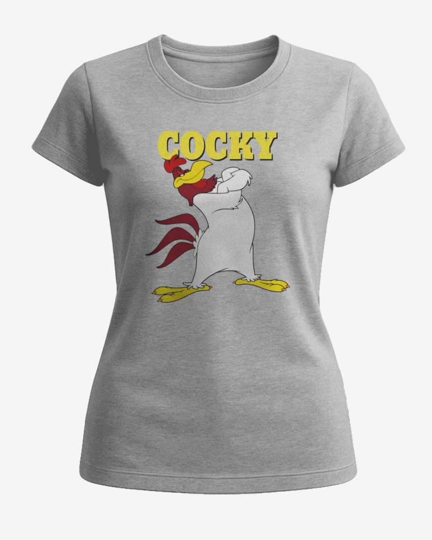 Polera de Mujer Gris Melange de Gallo Claudio