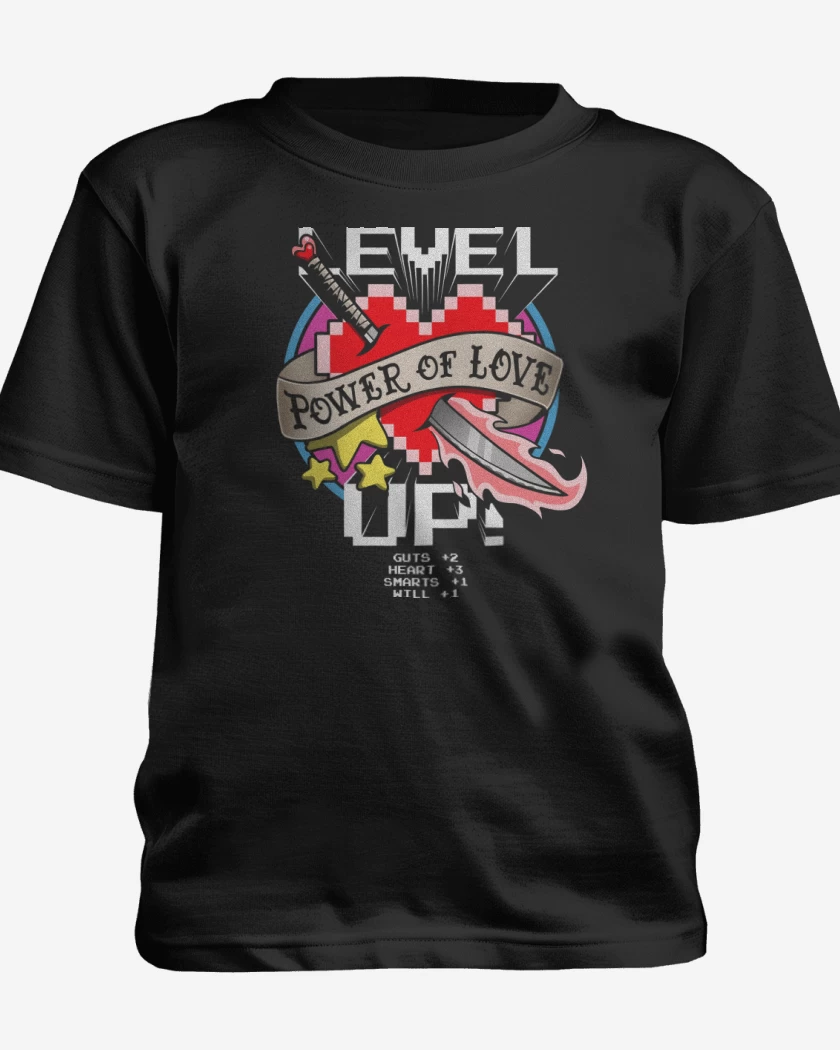 Polera de niño Negro de Level Up