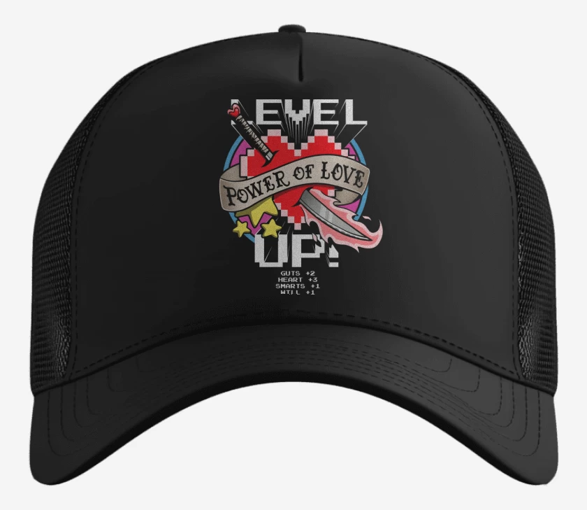 Gorro Negro de Level Up