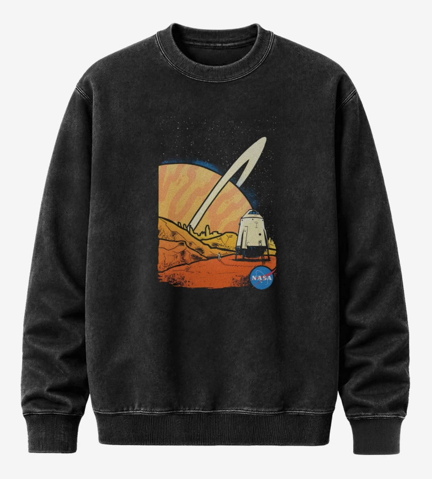 Poleron Polo Acid Wash Negro de Explore