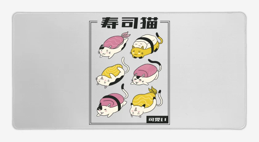 Mouse pad Gamer Meowshi