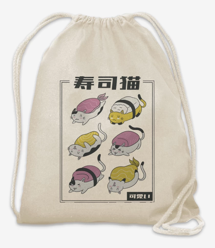 Mochila Blanco de Meowshi