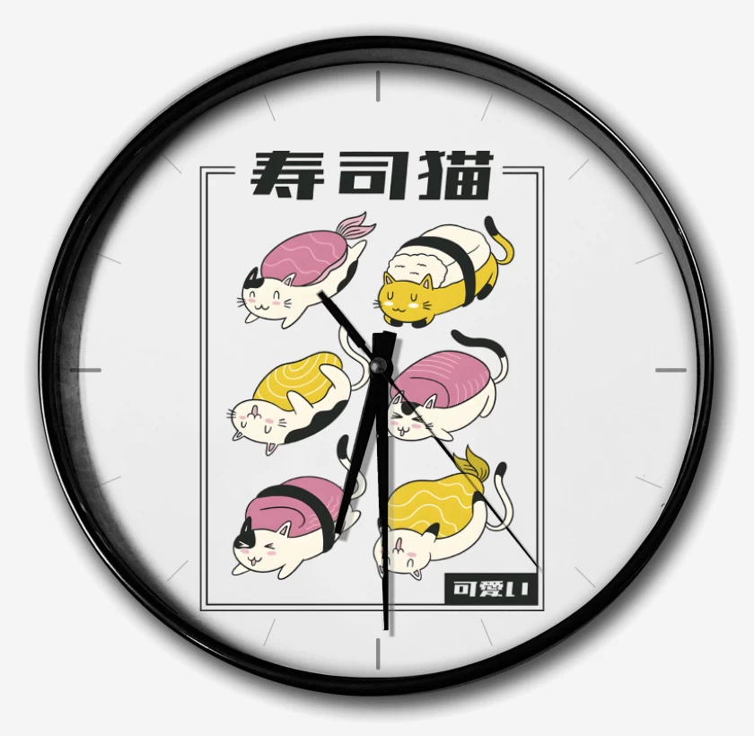 Reloj Blanco de Meowshi