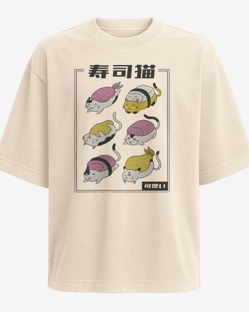 Polera Oversize Meowshi