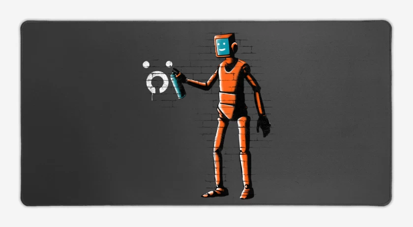 Mouse pad Gamer Carbon de Forasteros