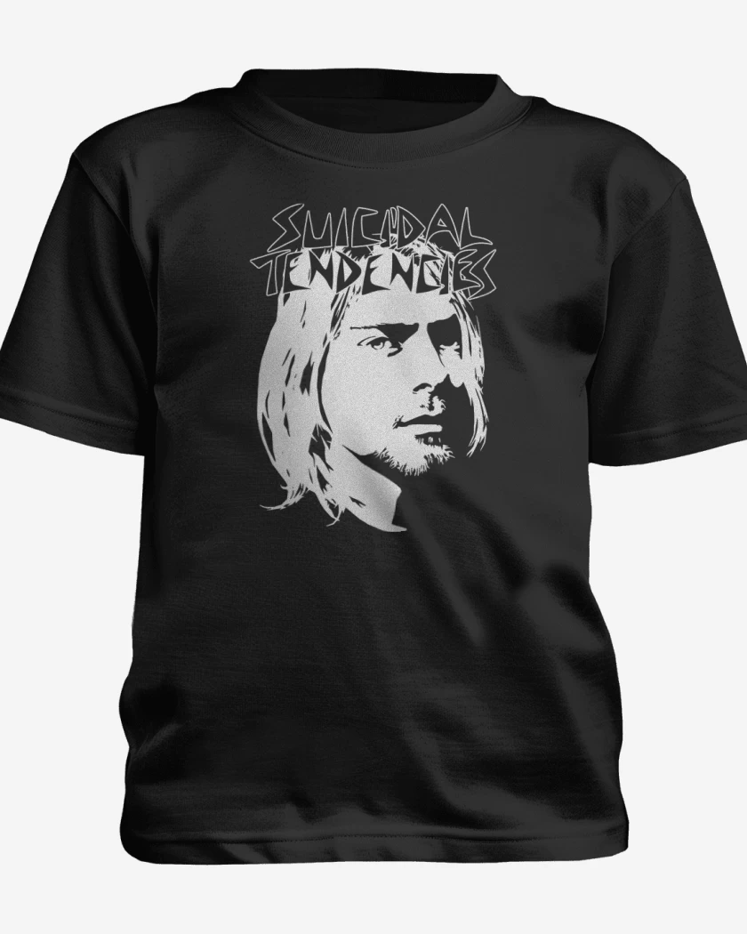 Polera de niño Negro de Cobain Tendencies