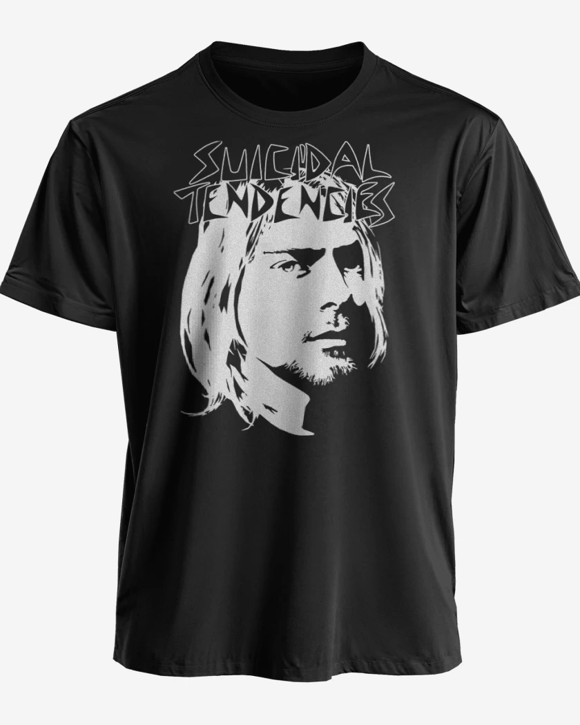 Polera premium Negro de Cobain Tendencies