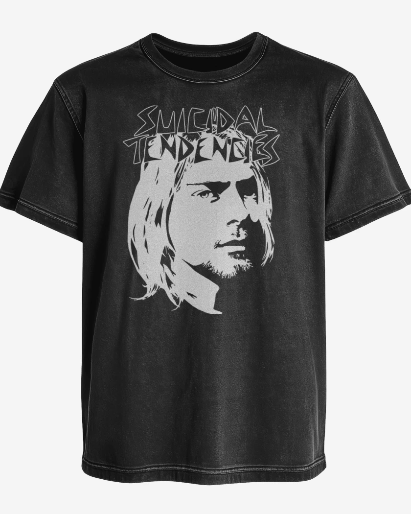 Polera desgastada Cobain Tendencies