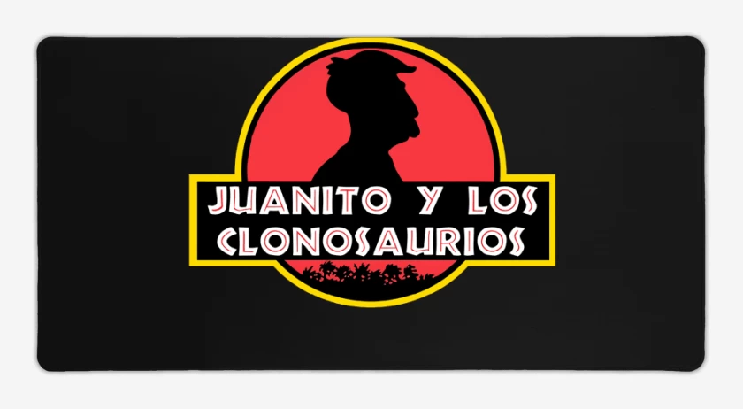 Mouse pad Gamer Juanito y los clonosaurios