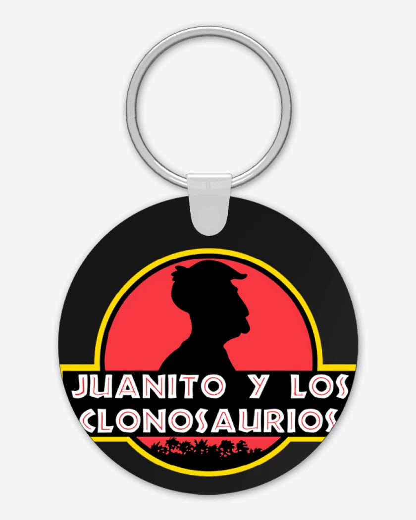 Llavero Juanito y los clonosaurios