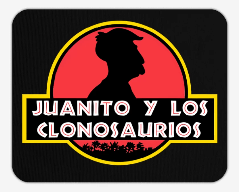 Mousepad Juanito y los clonosaurios