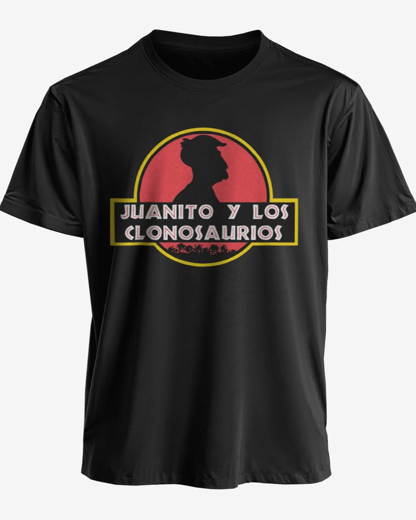 Polera premium Juanito y los clonosaurios