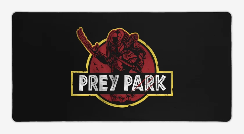 Mouse pad Gamer Negro de Prey Park