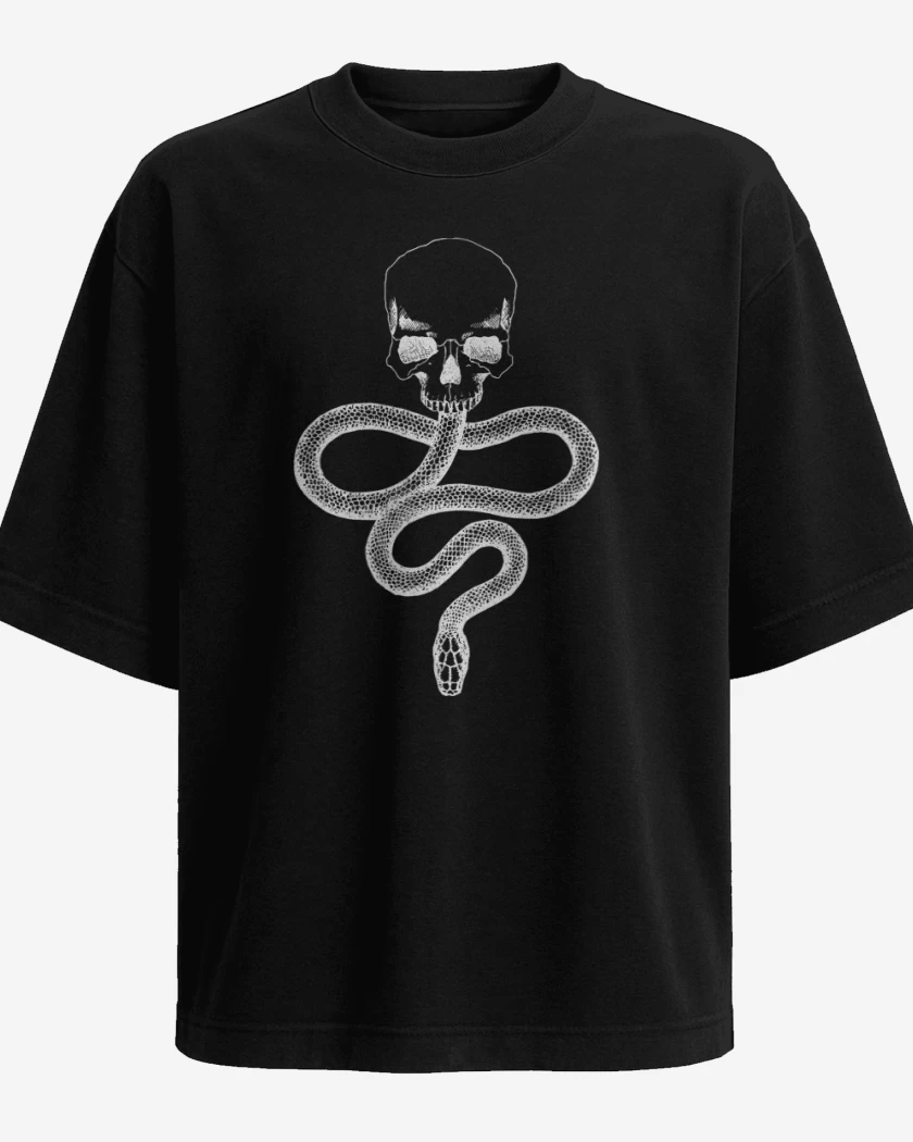 Polera Oversize Marca Oscura
