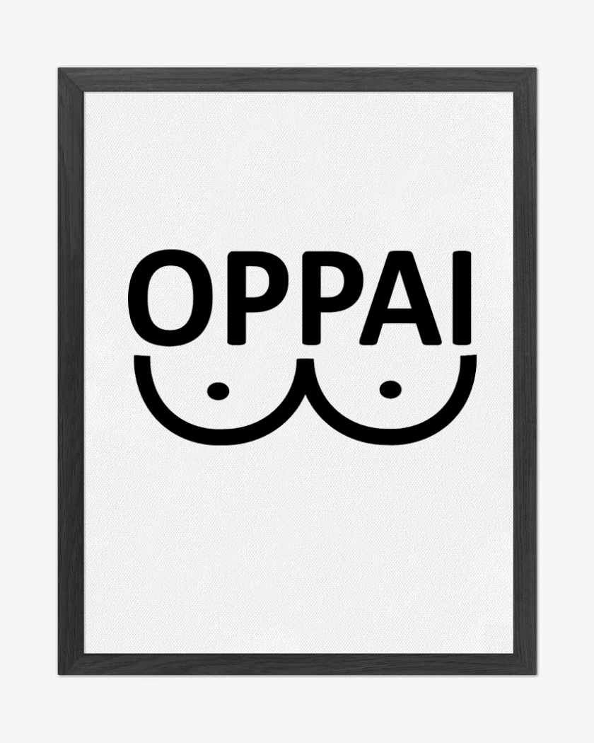 Cuadro decorativo Blanco de Oppai