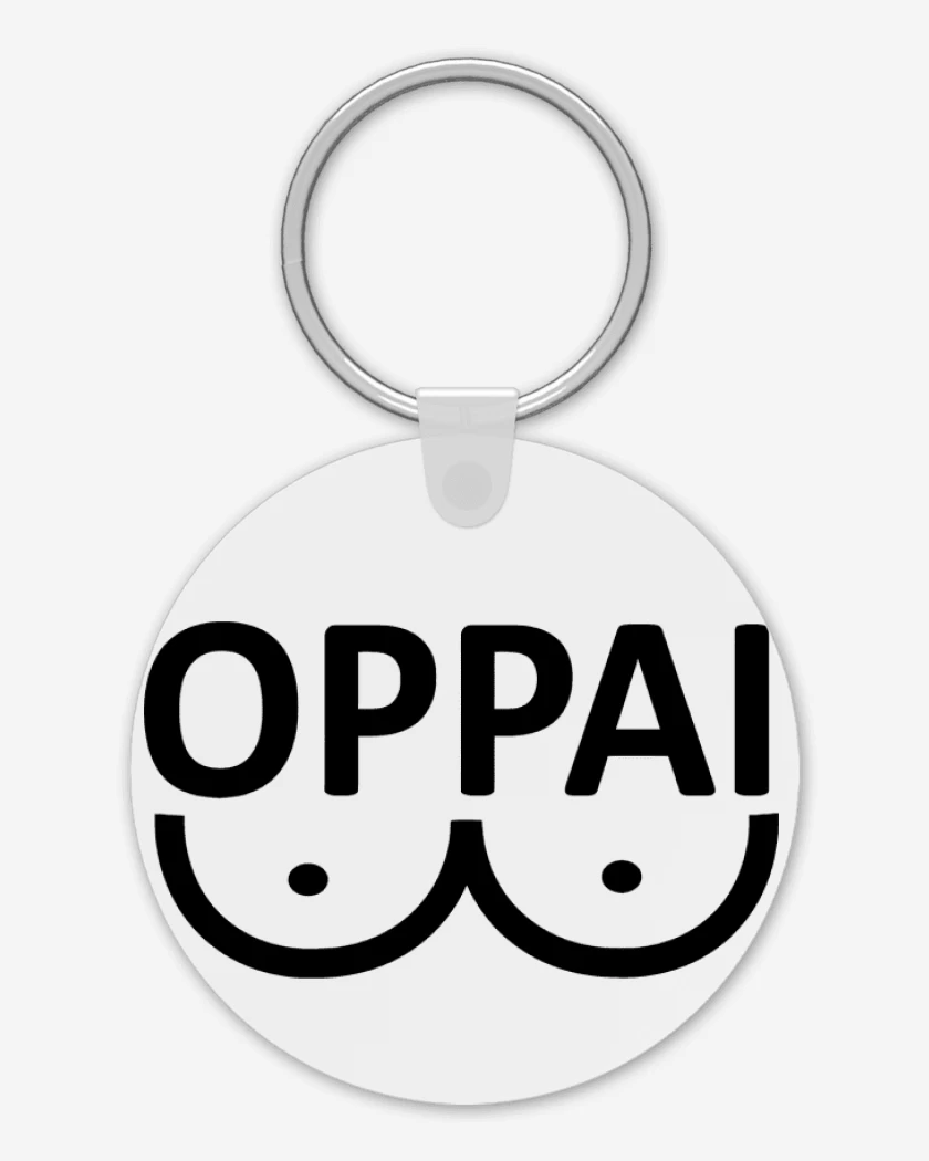 Llavero Blanco de Oppai