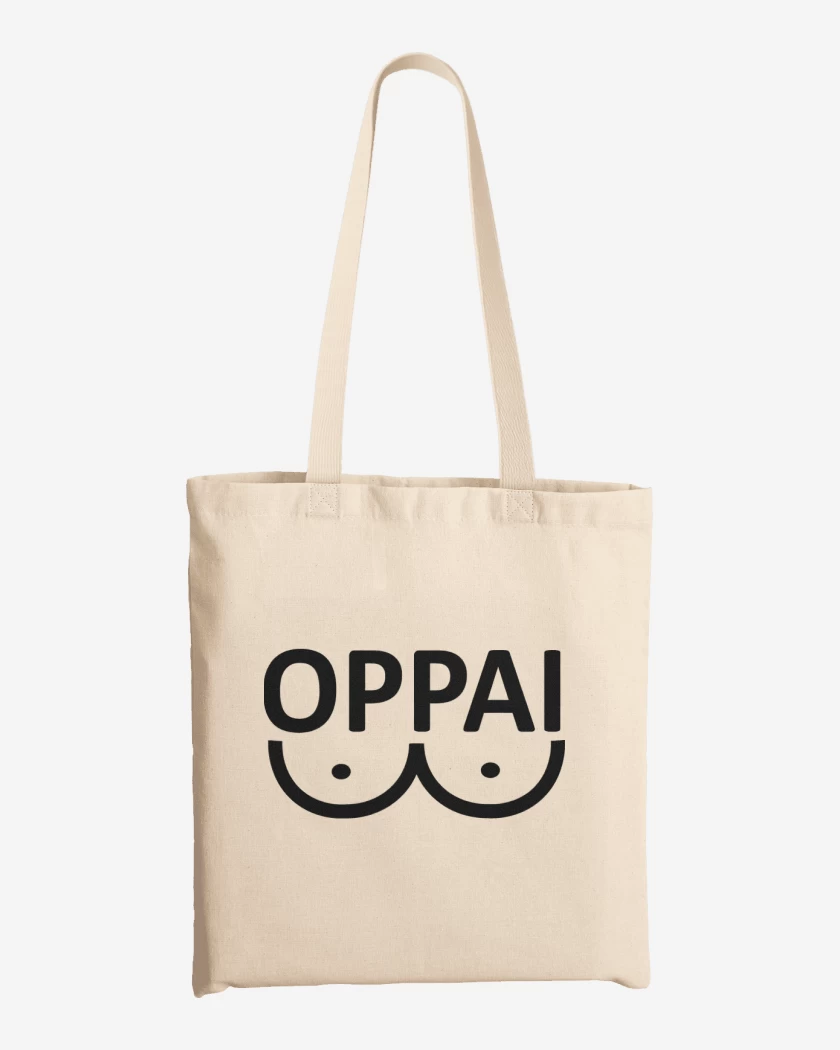 Totebag Blanco de Oppai