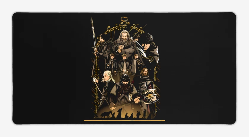 Mouse pad Gamer Negro de La Comunidad 