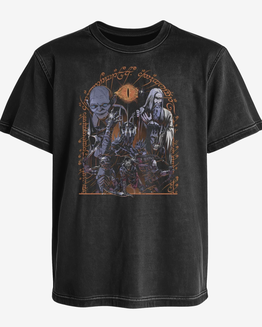Polera desgastada La Tierra Oscuro