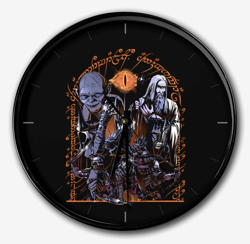 Reloj Negro de La Tierra Oscuro