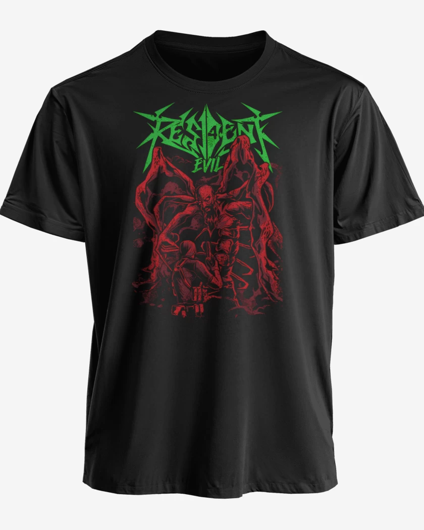 Polera premium Negro de Resident Evil IV