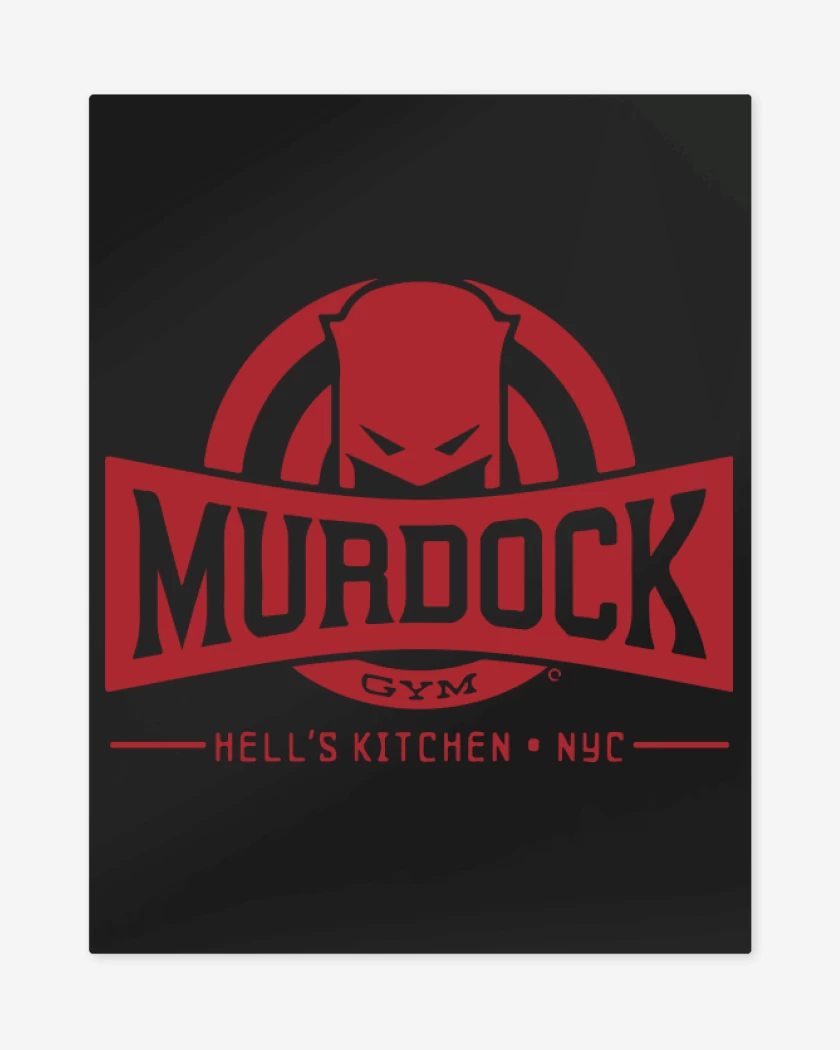 Print metalico Negro de Daredevil