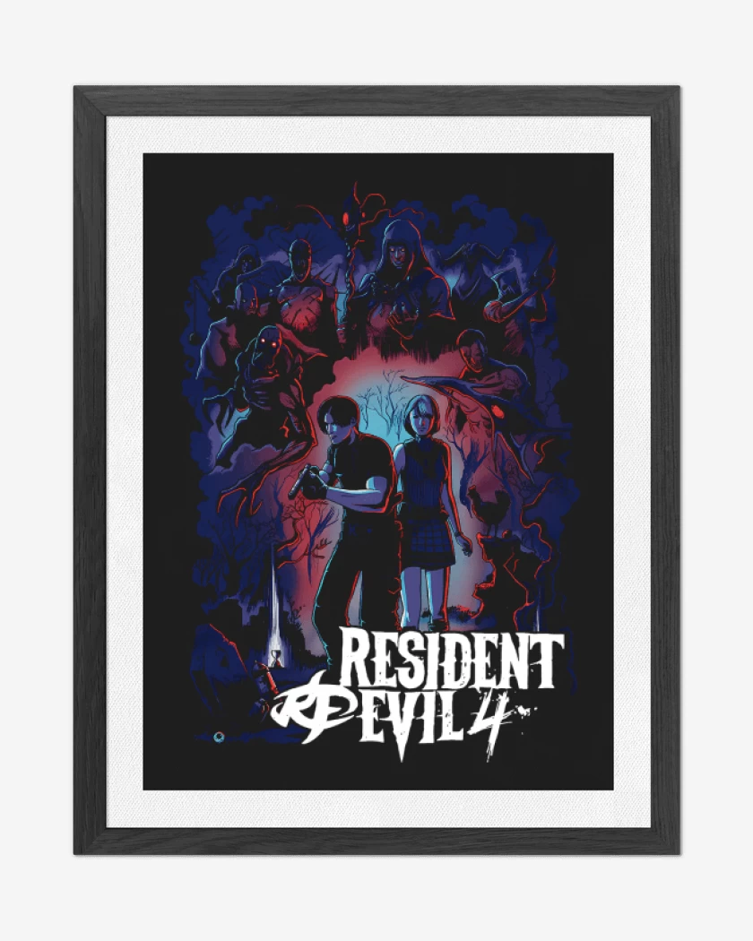 Cuadro decorativo Negro de RE4