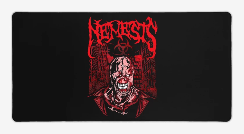 Mouse pad Gamer Negro de Nemesis Biohazard 