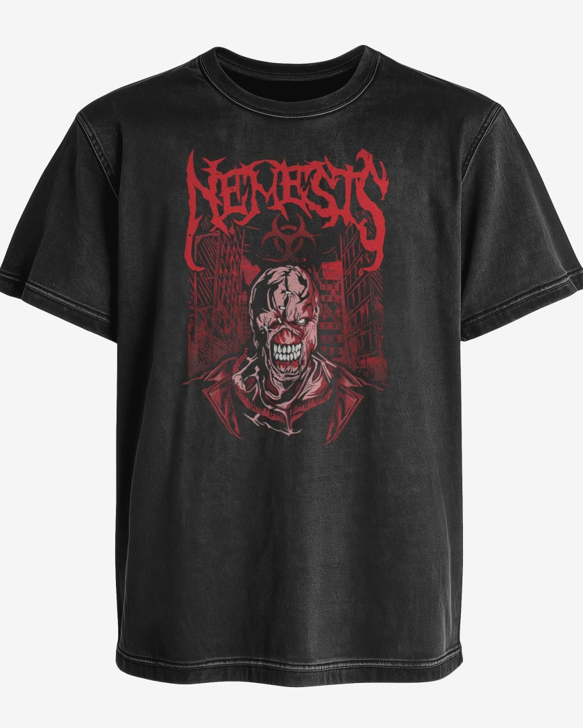 Polera desgastada Nemesis Biohazard 
