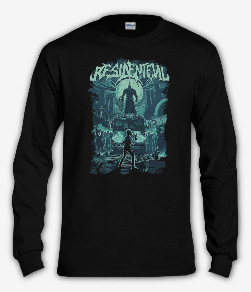 Polera manga larga Negro de RE3