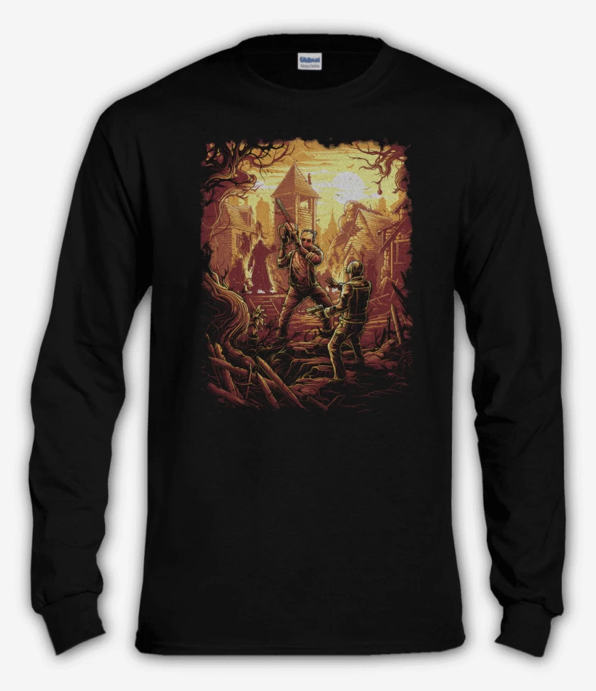 Polera manga larga Negro de Te Voy Hacer Picadillo