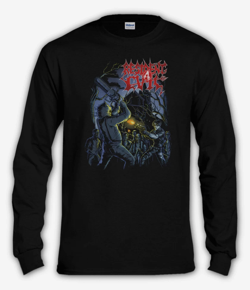 Polera manga larga Negro de Morbid Evil 4 