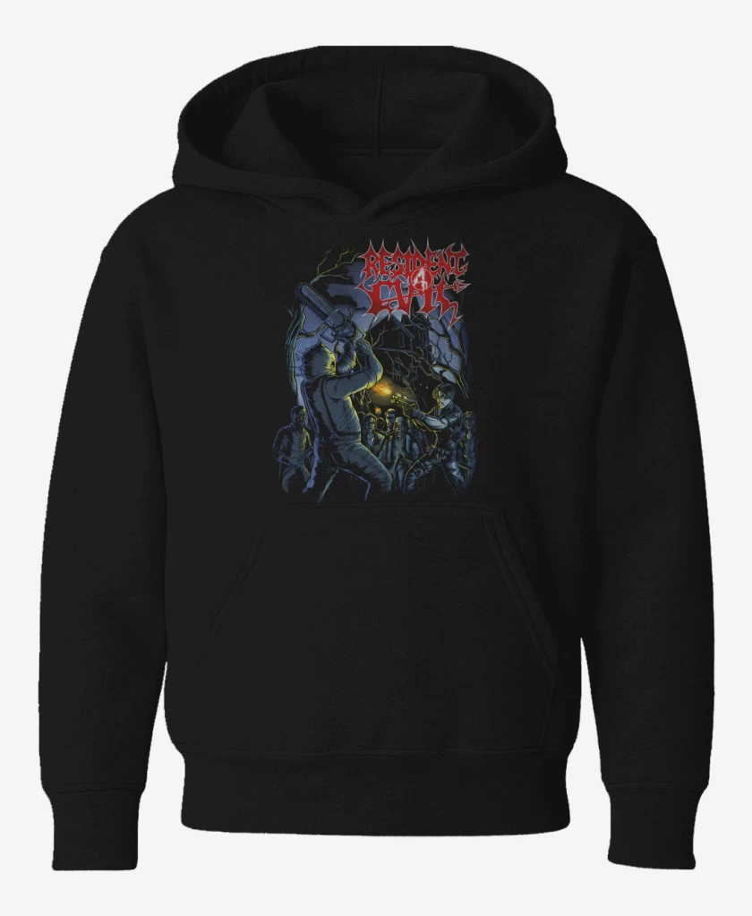 Poleron de niño Negro de Morbid Evil 4 