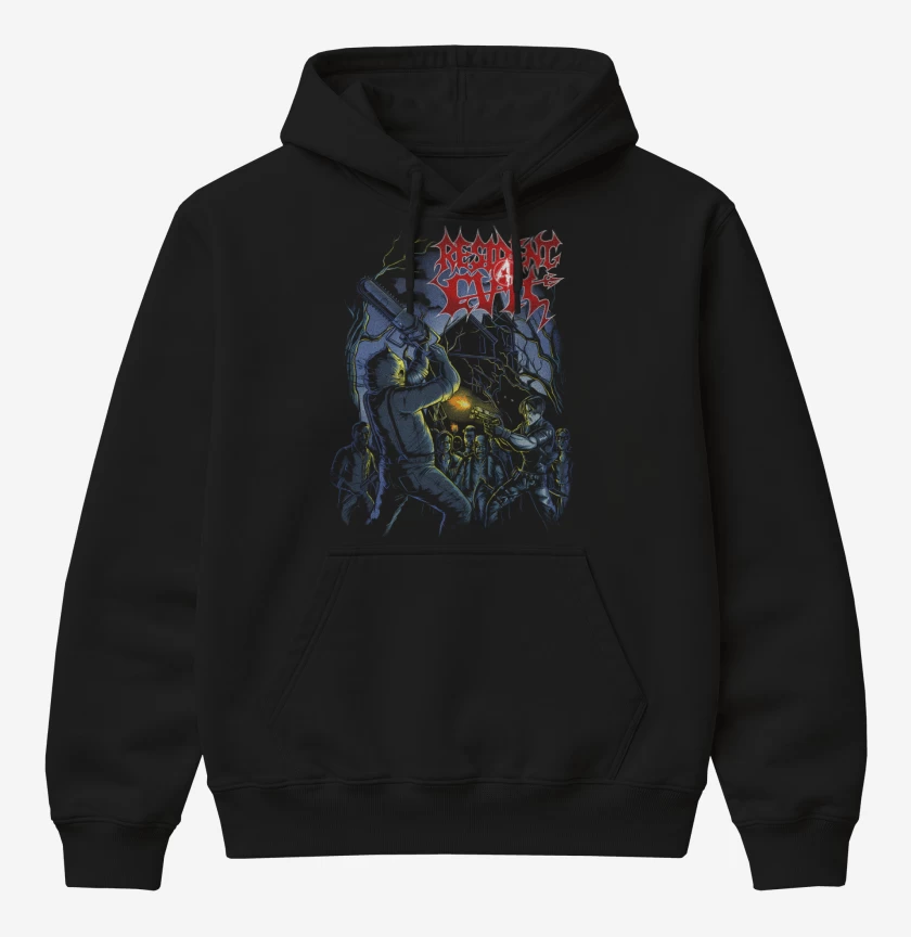 Poleron Canguro básico Negro de Morbid Evil 4 