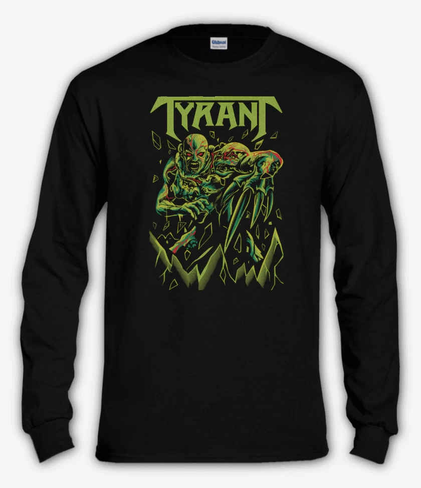Polera manga larga Negro de Proto Tyrant 