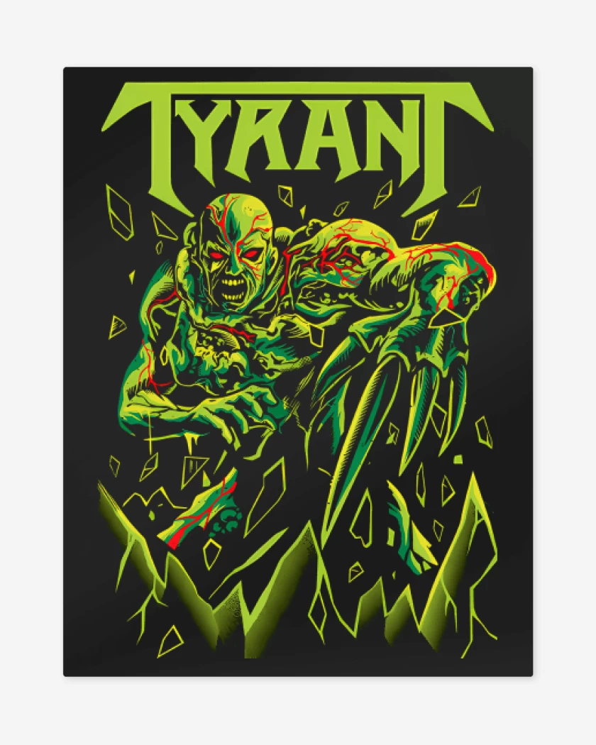Print metalico Negro de Proto Tyrant 