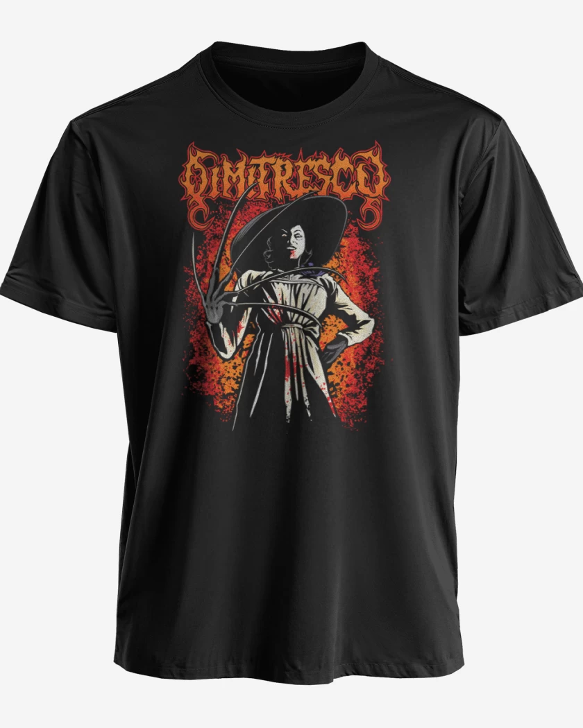 Polera premium Negro de Lady Dimitrescu