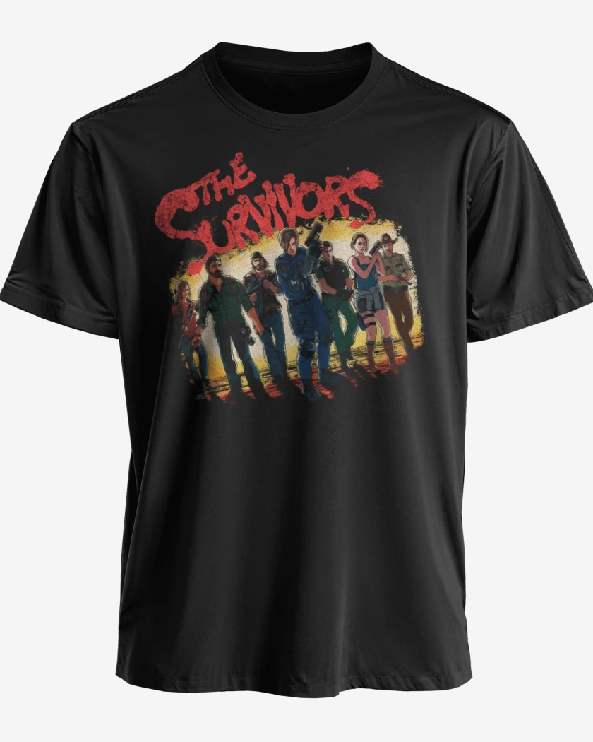 Polera premium Negro de The Survivors