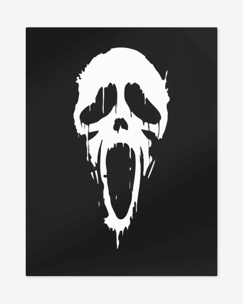 Print metalico Negro de Screaaam!!
