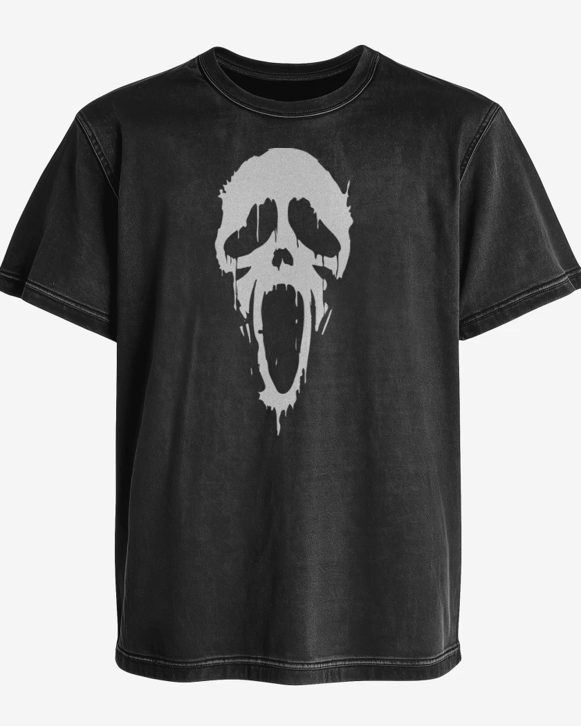 Polera desgastada Negro de Screaaam!!